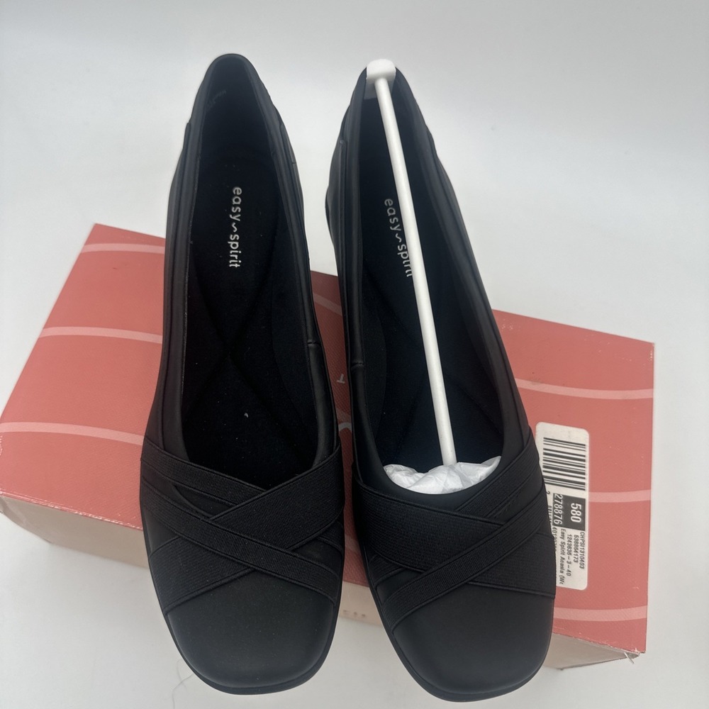 Easy Spirit Slip-on Ballet Flats Acasia Black Size 9 NIB - Picture 3 of 5
